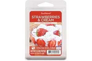 ScentSationals Wax Cubes, Strawberries & Cream, 2.5 oz