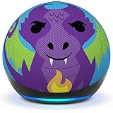 Echo Dot (5th Gen, 2022 release) Kids | Designed for kids, with parental controls | Dragon