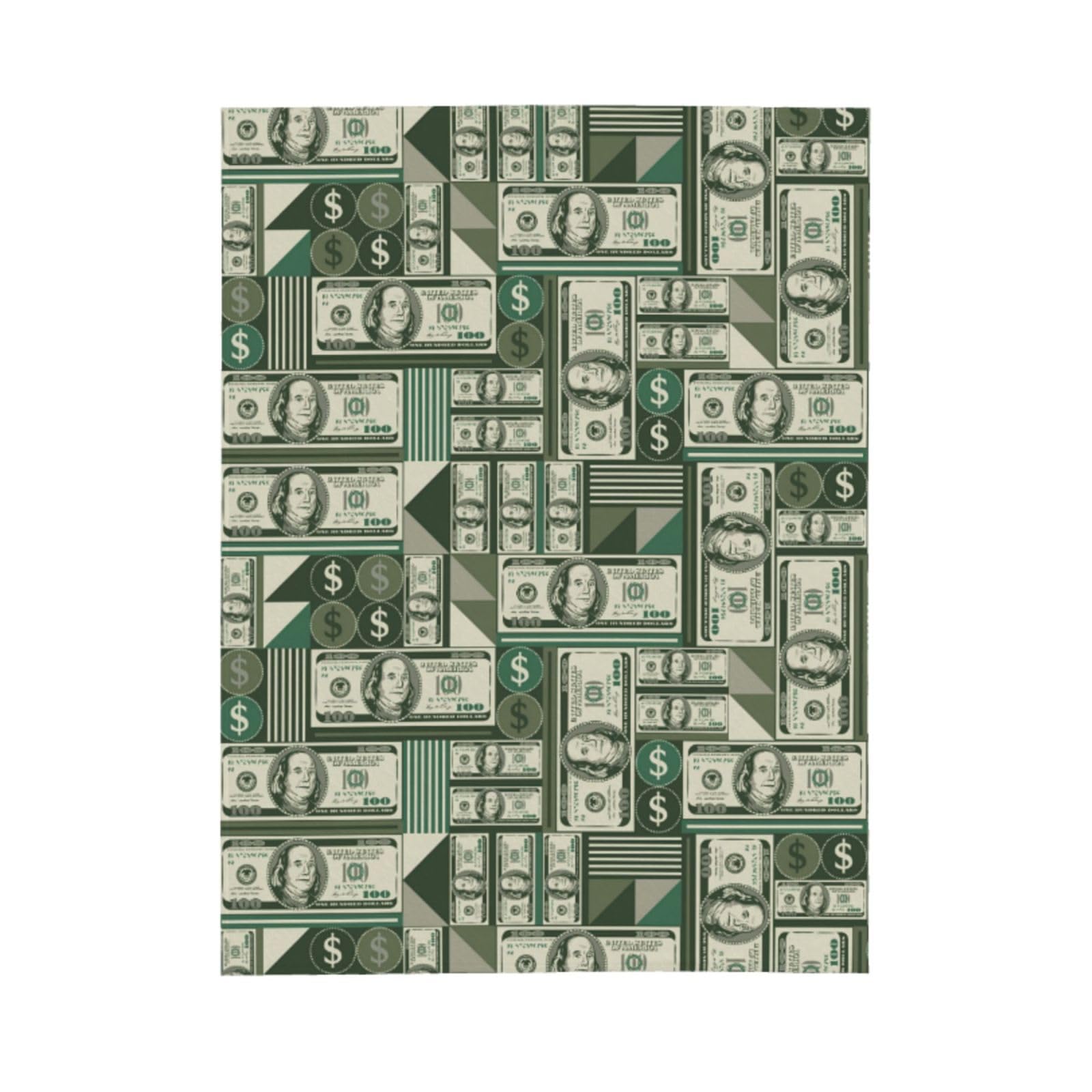 Jbofyee Money Throw Blankets All Season Ultra Soft