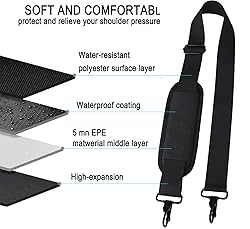 Askuko Shoulder Strap 56 Inch, Universal Adjustable