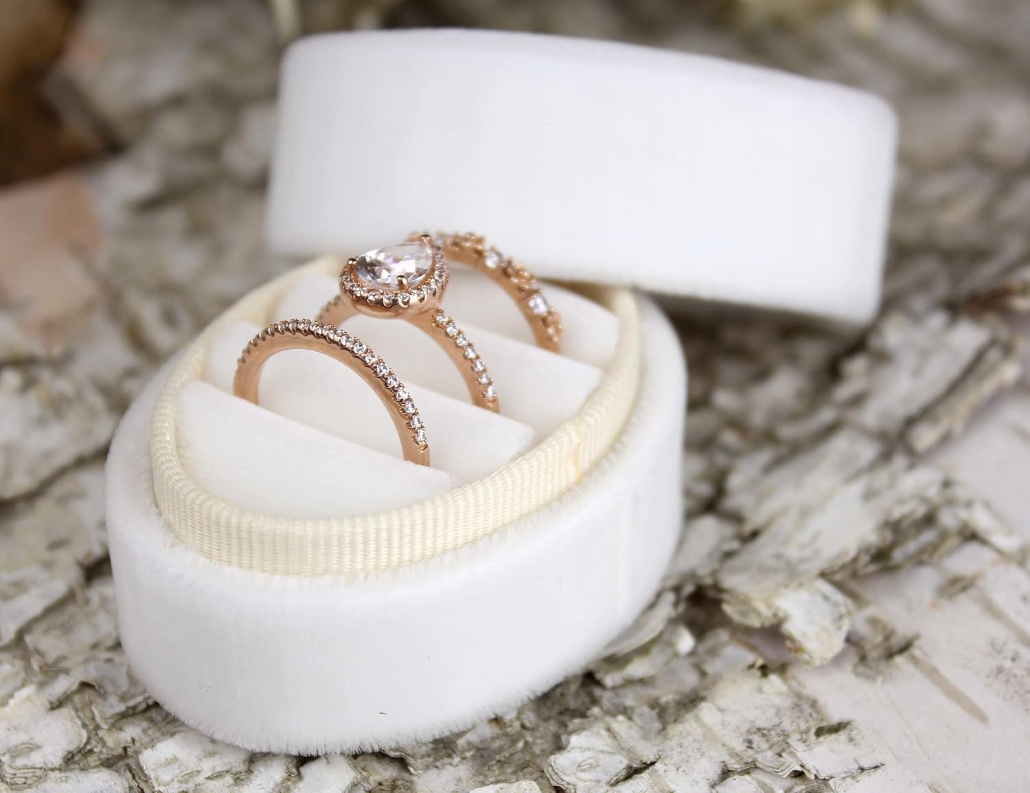 double slot ring box