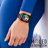Reflex Active S30 Smart Watch 1.78'' AMOLED Always-On Black Mesh Stainless Steel view 2