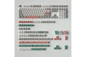 188 Keys Double Shot Keycaps Cherry Profile 9009 Keycaps with 7u Spacabar Fit for 61/64/87/104/108 Cherry Mx Switches Mechani