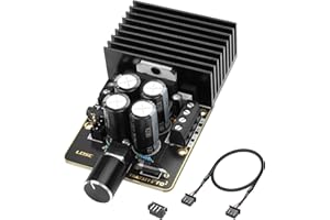XMSJSIY TDA7377 Digital Audio Amplifier Board Module 30W+30W Class AB Dual Channel Stereo Digital Power Amplifier HiFi Car Amplifier PCB Board with 3.5mm / 3P Extension Input Port for 4-8 Ohm Speaker