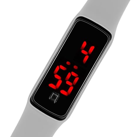 Taffstyle Unisex Armbanduhr Digitale Sportuhr Silikonuhr mit LED Damen Herren Digital Sport Silikon Uhr