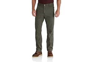 Carhartt Men's Relaxed Straight Rugged Flex Double-Front Denim Dungaree