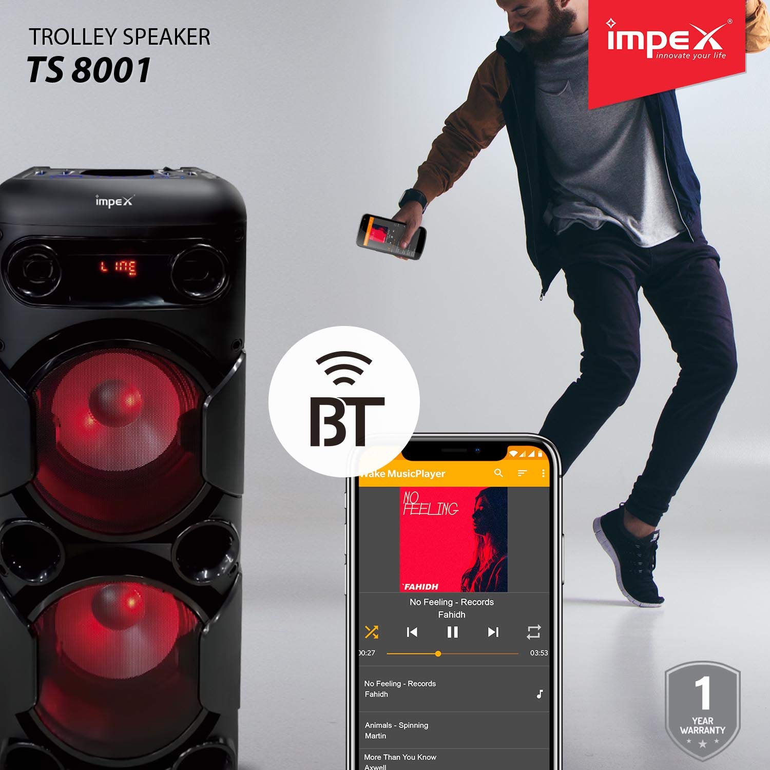 impex trolley speaker ts1101 price