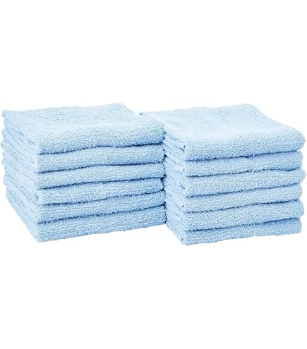 Navy Blue Salon Towels – 15x25 Inch Medium, 100% Cotton, For Gym, Spa, Hand Use (oceantowels)