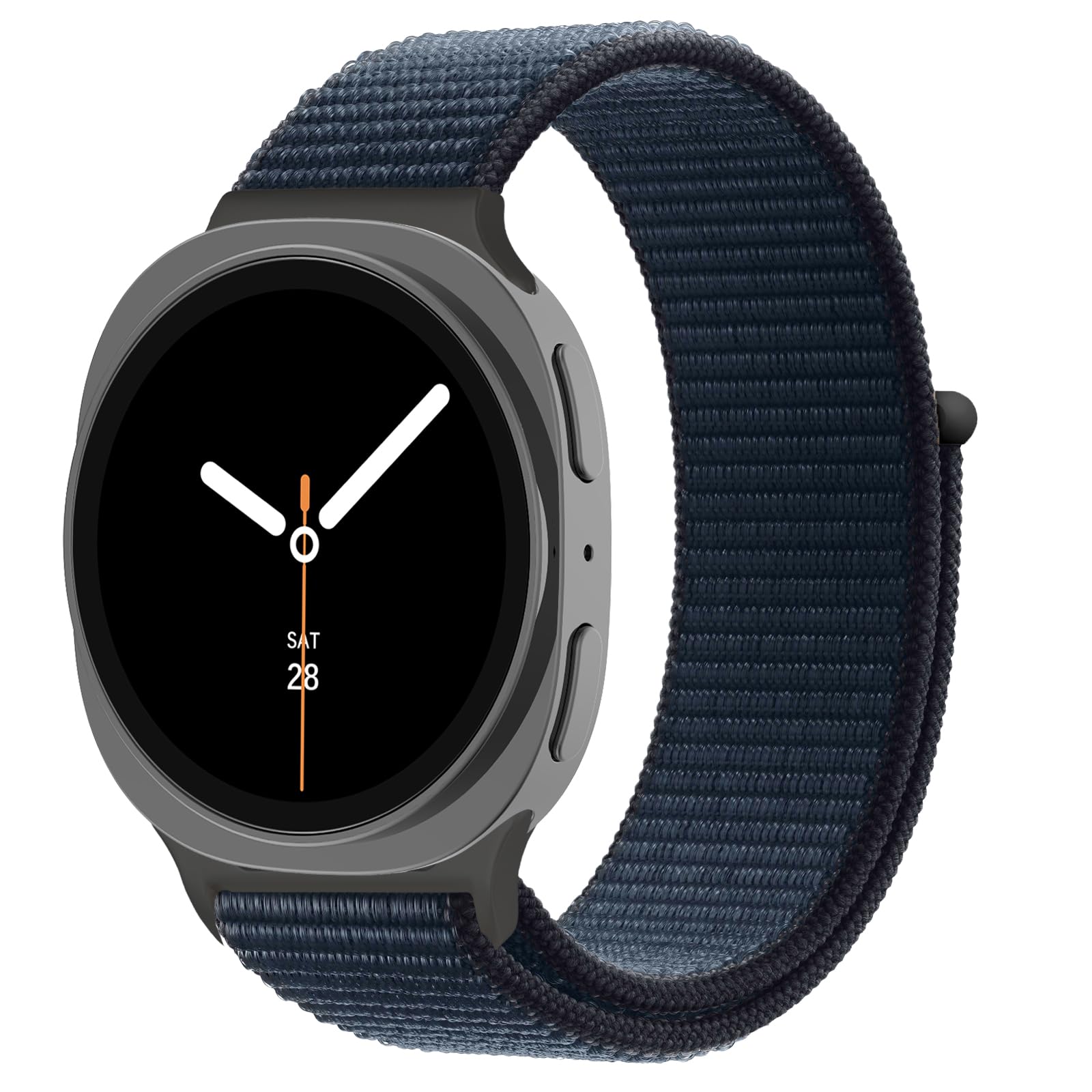 Photo 1 of Nylon Loop Bands for Samsung Galaxy Watch 8 Band 40mm 44mm/8 Classic 46 mm Men/Women,Soft Fabric Sport Strap for Samsung Galaxy Watch 8 Classic Band 46mm/8 44 mm 40 mm Wristband Correa Reloj (2025)