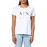 Armani Exchange Womens Milano Edition Cotton Crewneck Tee