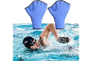 UNIQOCK Swimming Webbed Gloves Training Gloves Aquatic Fitness Paddles Water Resistance Diving Hand Web for Men, Women, Scuba Diving, Snorkeling, Spear Fishing