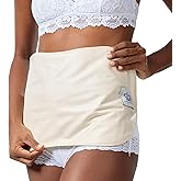 QUEEN OF THE THRONES Castor Oil Pack for Pelvic - Heatless, Less-Mess, Reusable - Organic Cotton Flannel, Comfort Fit, Soft Straps & Naturopathic Doctor Designed (Castor Oil Sold Separately)