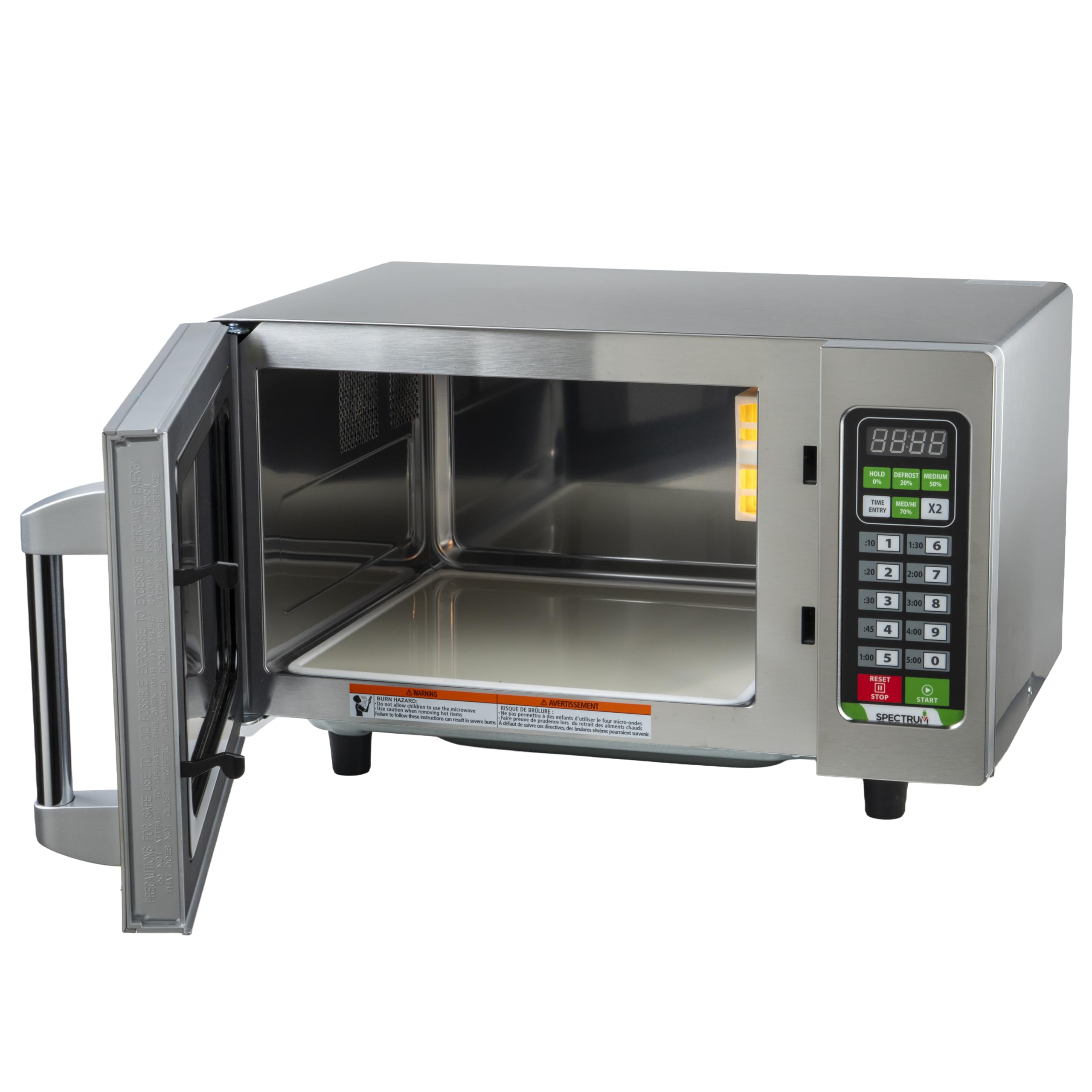 Winco Commercial-Grade Microwave with Touch Controls, 1,000 W, .9 Cubic Feet