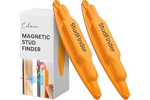 (2-Pack) Calvana Magnetic Stud Finder Wall Scanner, Stud Finder Magnet, Wall Detector Scanner, Compatible with All Drywall Co
