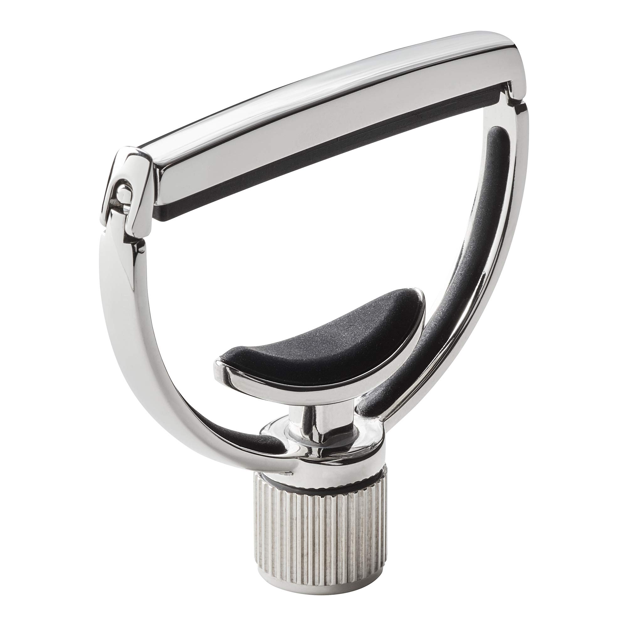 G7th Heritage 6-String Guitar Capo S1 – Stainless Steel with Adaptive Radius Technology - Standard Width - Yoke-Style Capo for Acoustic Guitar and Electric Guitar, UK Design
