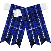 Allsafe Traders Scottish Tartan Kilt Flashes with Elastic Adjusters