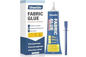 Fabric Glue Permanent, Extra Strong Fabric Adhesive, Washable Clear Clothing Glue for Clothes Repairs, Leather, Crafts, Uphol