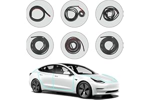 KUNIST for Tesla Model 3 Weather Strip, Rubber Seal Soundproof Noise Insulation Sealing Compatible with Tesla Model 3 2017-2025 Accessories