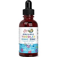 Toddler Liquid Ionic Zinc with Organic Glycerin by MaryRuth's, Zinc Sulfate for Immune Support, Vegan, Formulated for…