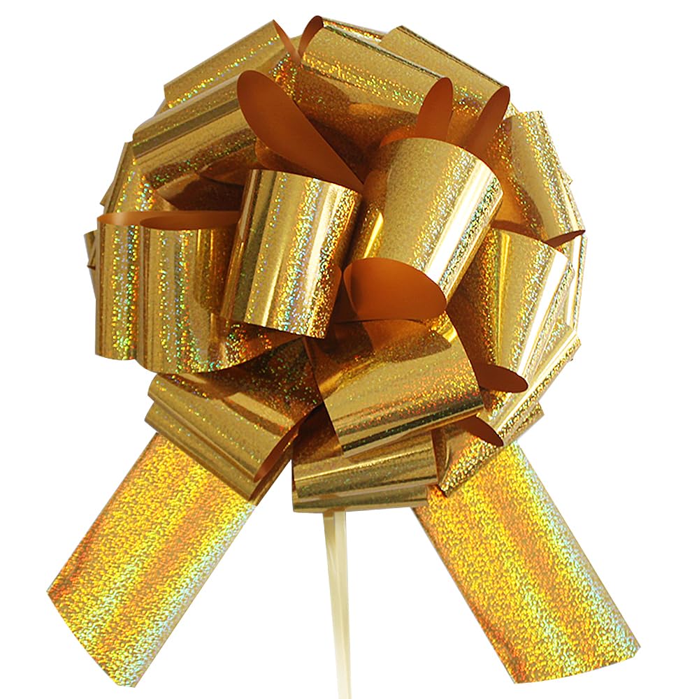 Photo 1 of 1Pc Giant Gift Bows,16 Inch Giant Car Bow Large Gift Bow Large Christmas Gift Refrigerator New House Bicycle and Party Decoration Giant Gift Packaging Bow (Gold)