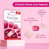 Carnation Footcare Corn Caps x10 Salicylic Acid Paste Corn Removal Pressure view 2