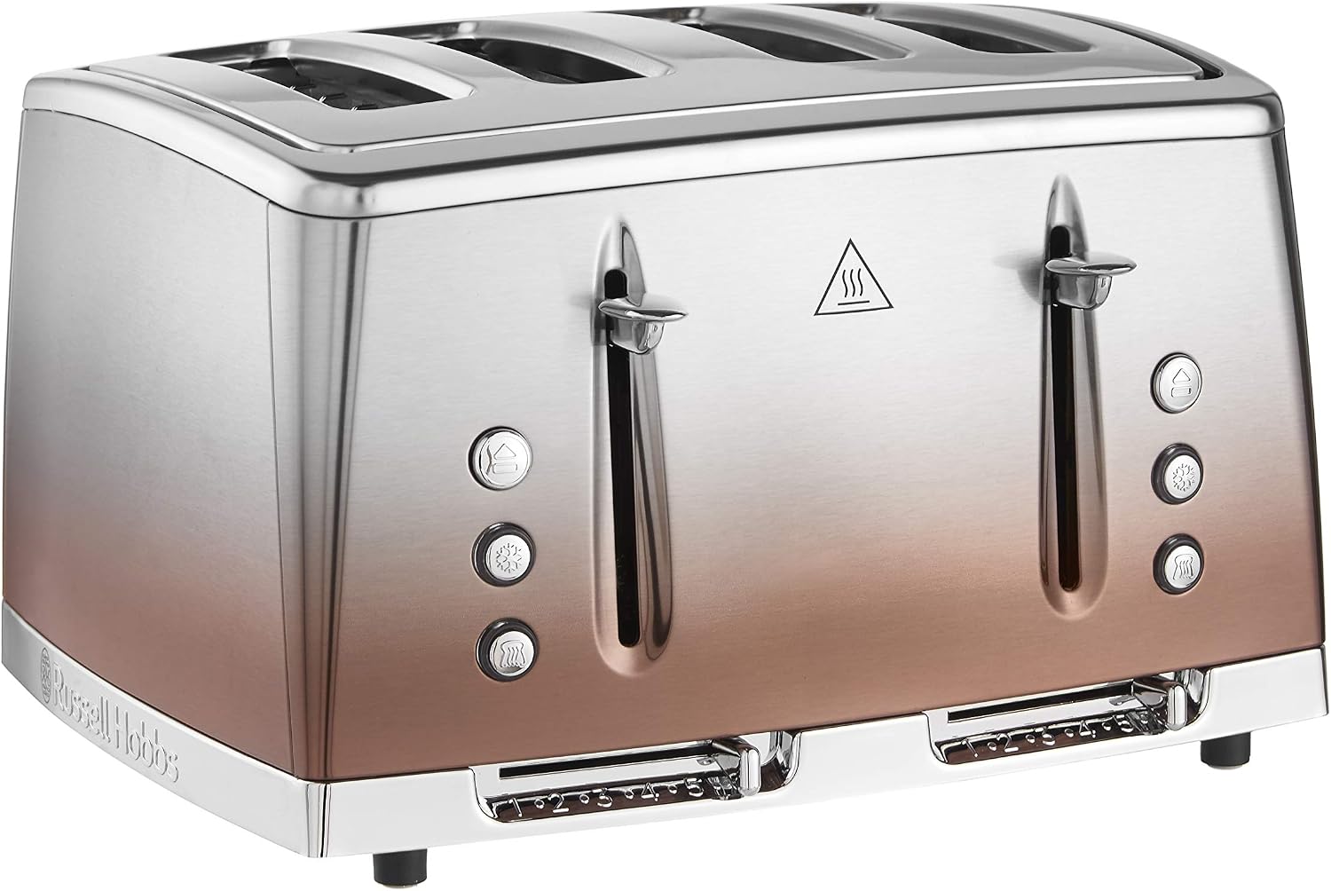 Russell Hobbs 4 Slice Eclipse Toaster with faster toasting technology (Independent slots, Lift & look, 6 Browning levels