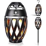 Outdoor Bluetooth Speaker with Torch Light, ANERIMST Waterproof Wireless LED Flame Speakers for Home Gadgets Camping Accessor
