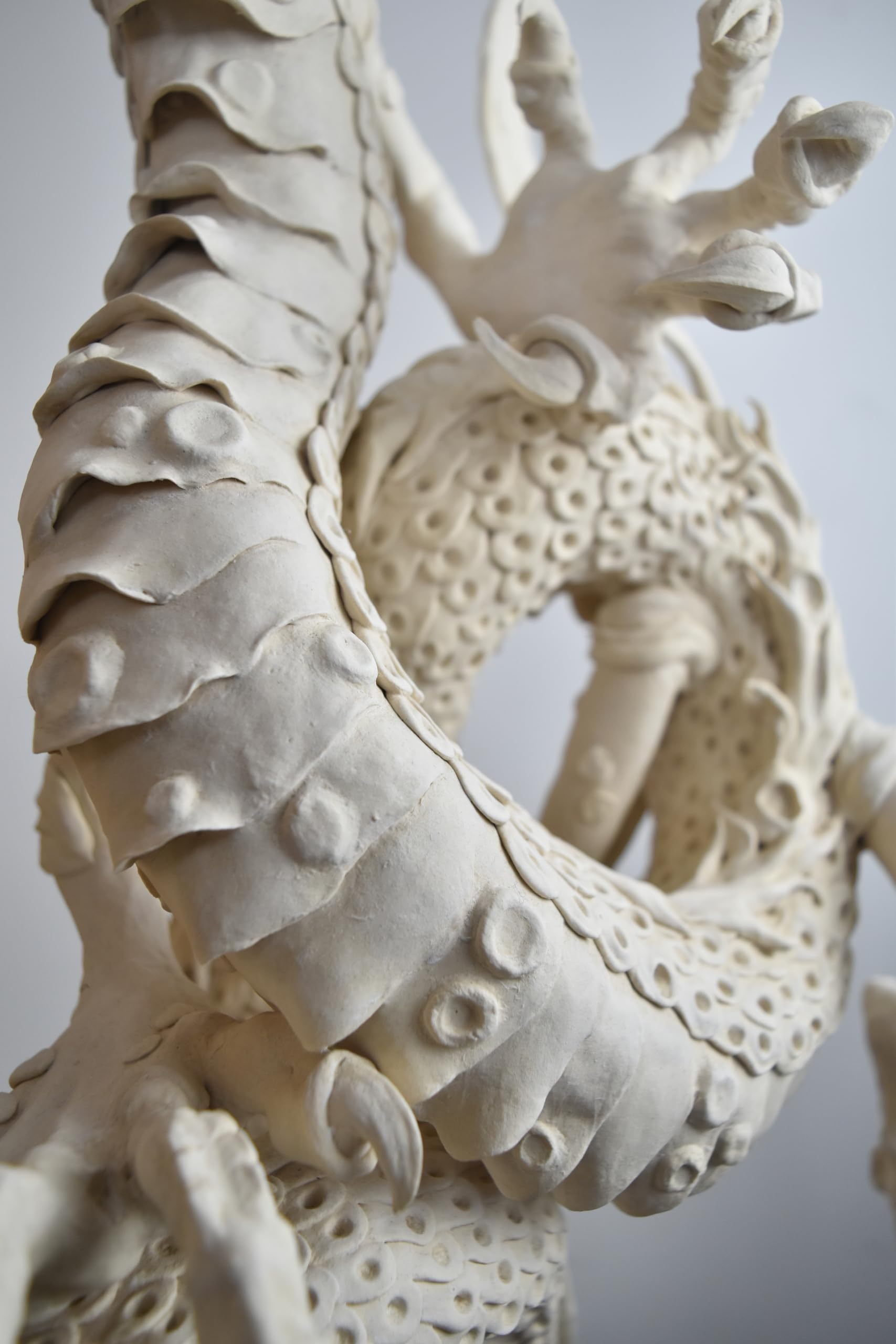 NARA Air-Dry Clay (Hard & Strong), 500g. (1.1 lbs.) Block, for Sculpting and Coating - Easy to Use (Grey)