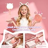 One Fire Pink Lamp 3600mAh Dimmable USB Rechargeable Kids Reading Light view 3