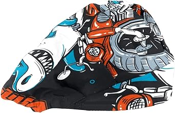 Adjustable Working Cap with Elastic Working Hats with Print Fashion