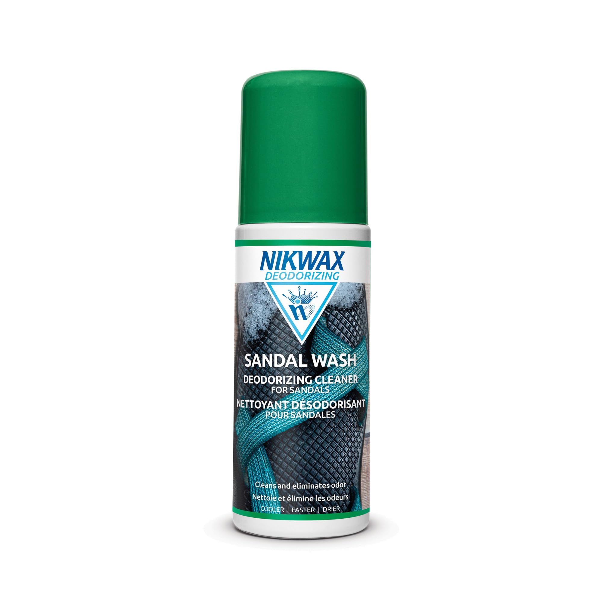 Nikwax Sandal Wash for Cleaning and Deodorizing Sandals, Climbing Shoes, and Sockless Footwear