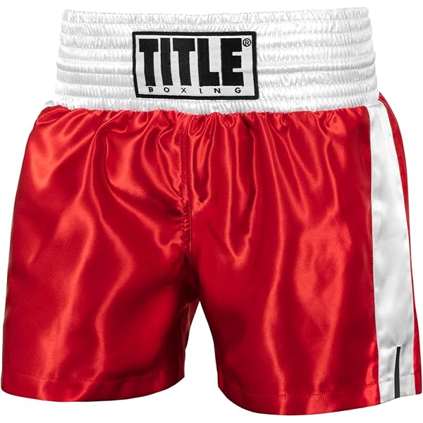 Usa Shorts Ringside Pro-Style Boxing Trunks, Satin And Women