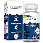 SOLARAY Berberine Phytosome - 9X Absorption and Easy-to-Digest - Standardized to 30% Berberine HCl - Vegan, Made Without Soy - 60-Day Guarantee - 30 Servings, 30 VegCaps