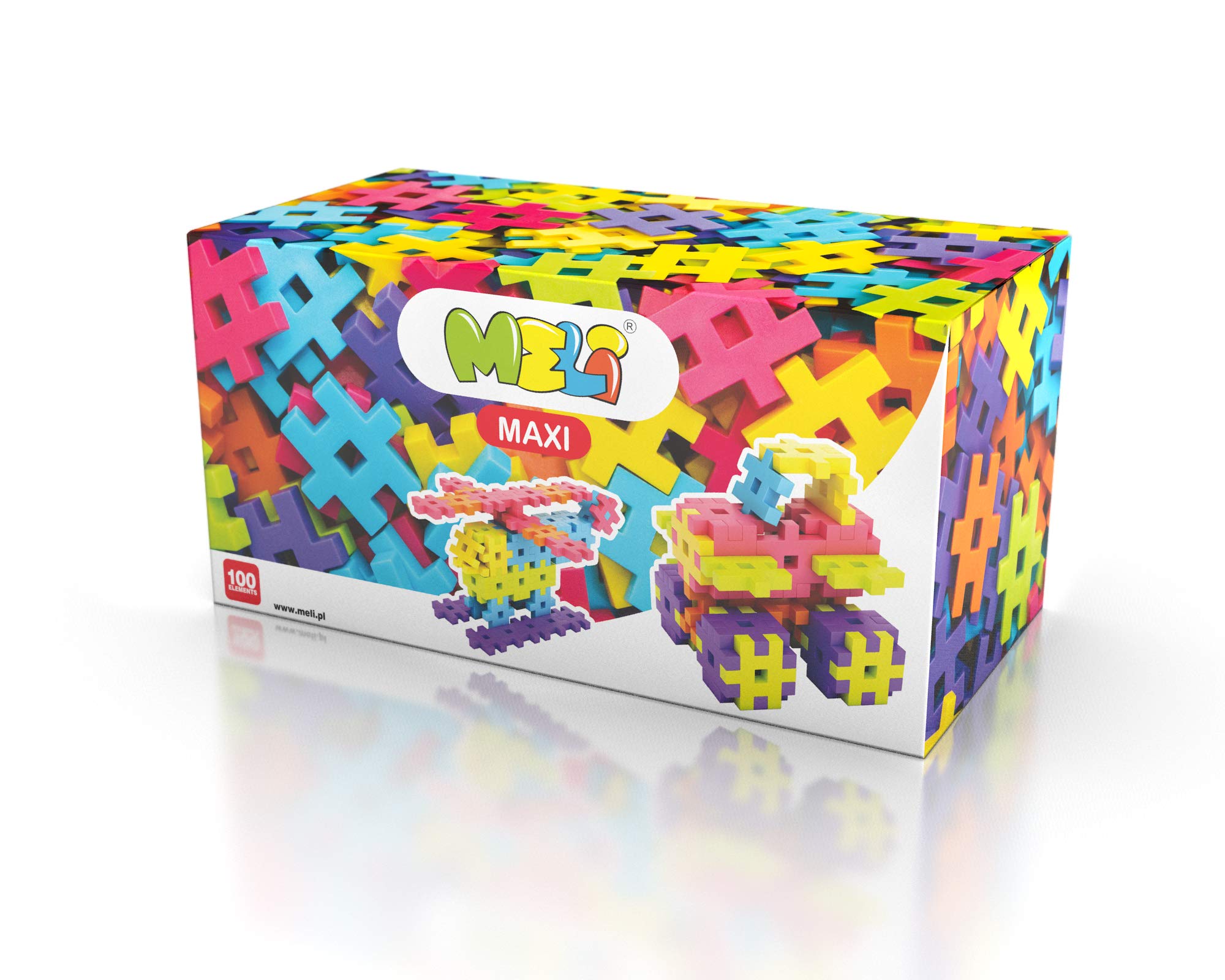 MELI - Maxi 100pcs Building Kits, Colour (Multicolor) (50401)