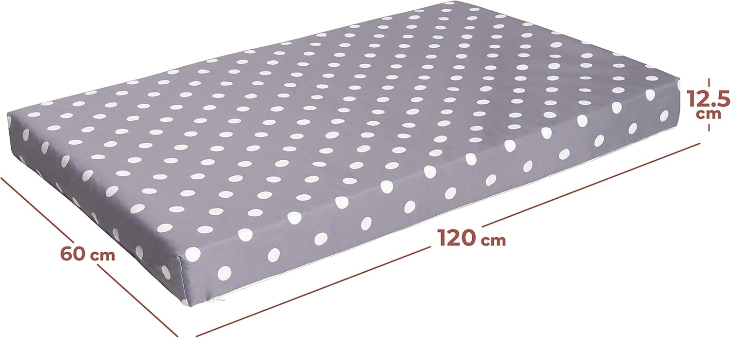 waterproof cot mattress 120 x 60