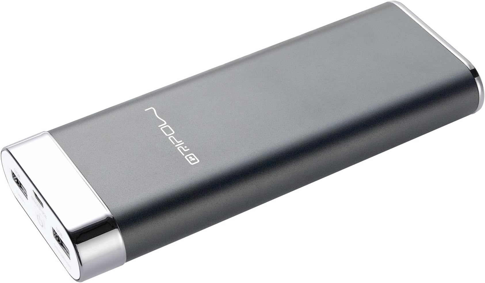 Dual Output Portable Charger, Oripow Spark A6 19200mAh External Battery, Battery Pack for iPhone, iPad, Samsung, HTC, Nexus, More Phones, Tablets and 5V Digital Devices (Grey)