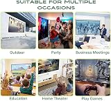 AndThere 72 Inch Projector Screen, HD Foldable Outdoor & Indoor Use view 6