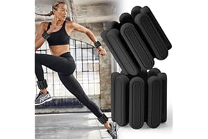 Jueachy Wrist-Ankle-Weights for Women: Set of 2(1Lbs Each) Arm Weights Weighted Adjustable for Walking Exercise Workout Pilate