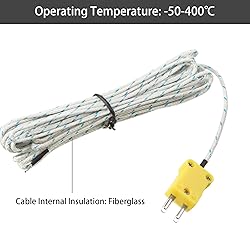 10 Pieces 3 Meters K Type Mini-Connector