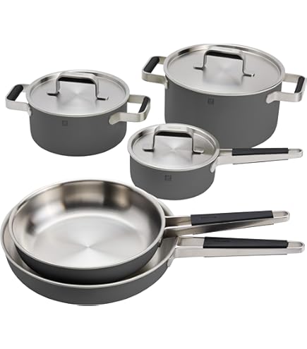 Amazon.com: ZWILLING Clad CFX 7-pc Stainless Steel Ceramic