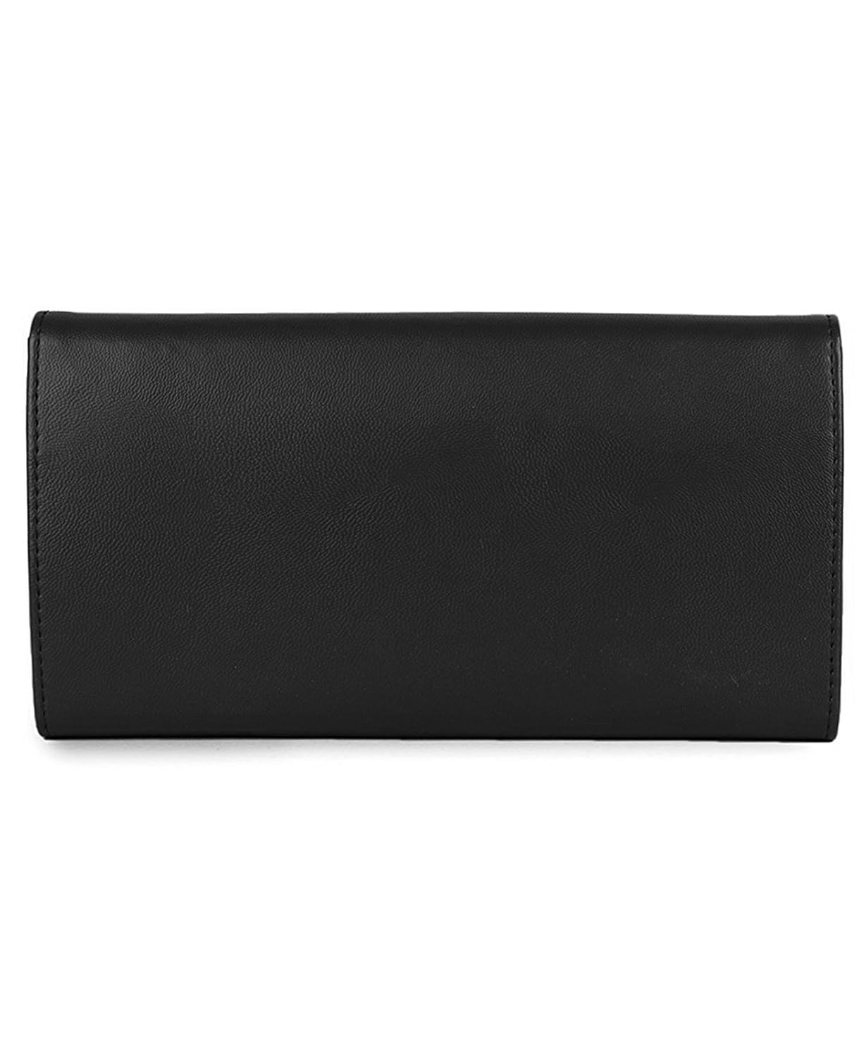 i define you pu leather women and girls handbag & wallet combo (black)