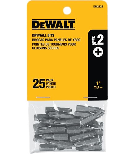 Grabber #2 Reduced Phillips Drywall Screw Driver Bit Tips (50-Pack)