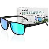 Arttodo Golf Sunglasses, UV Polarized Sunglasses for Men and Women, Lightweight Sunglasses with UV Protection for Golfer, Golf Accessories