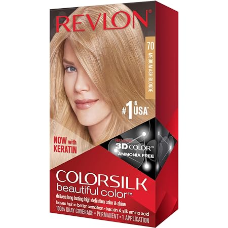 Revlon Color silk ammonia-free haircolor - medium ash blonde (309978695707)