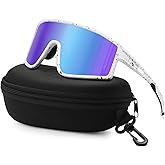 Kegrimi Sports Baseball Cycling Sunglasses for Men: Polarized Sunglasses for Women Youth UV400 Protection Running