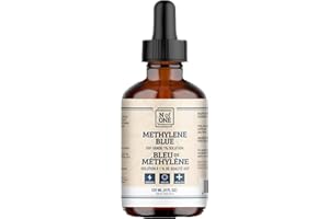 1% Methylene Blue USP Solution | 3rd Party Tested HIGH PURITY| Pharmaceutical Grade | 120ml Amber Glass Dropper Bottle