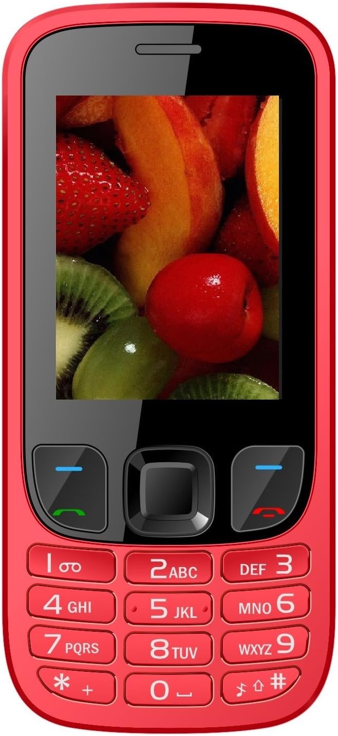 IKALL K6303 2.4 Inch Display 1800 mAh Phone (Red)