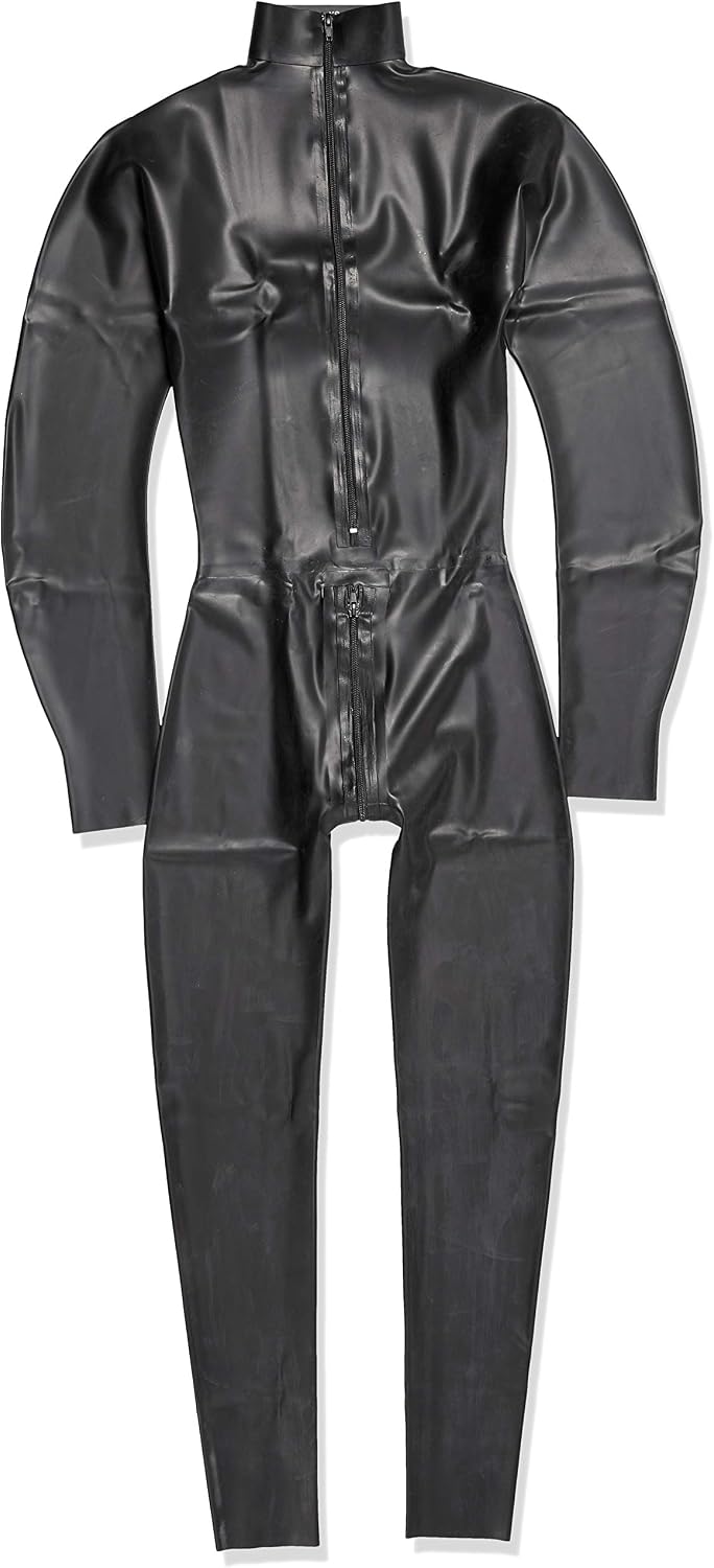 The Latex Collection Latex Catsuit, Black, X-Small, Black (Nero 001), One Size/Manufacturer size XS