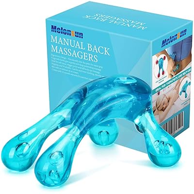 Melonsun Hand Held Massage Tool Easy Palm Fit with Massage Knobs for Gentle Pressure Point Massage