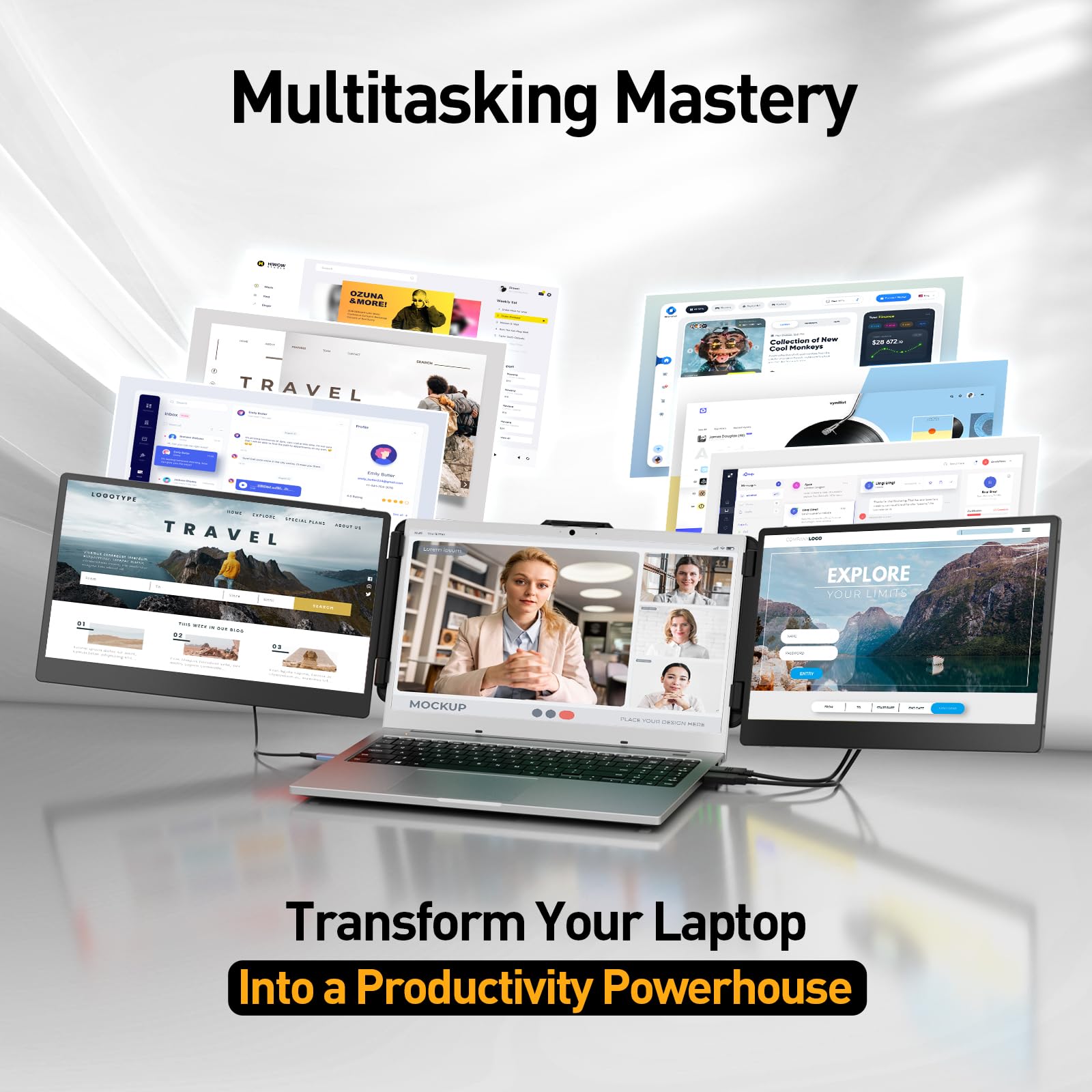 KEFEYA Laptop Screen Extender, 14.2